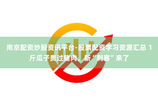 南京配资炒股资讯平台-股票配资学习资源汇总 1斤瓜子贵过猪肉，新“刺客”来了